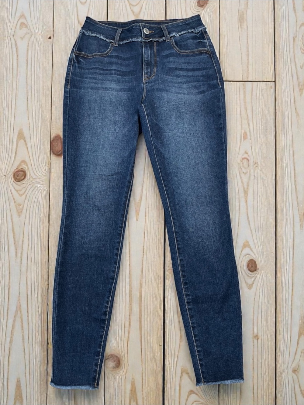 Maurices Dark Blue High-Rise Skinny Jeggings Jeans Size S Regular